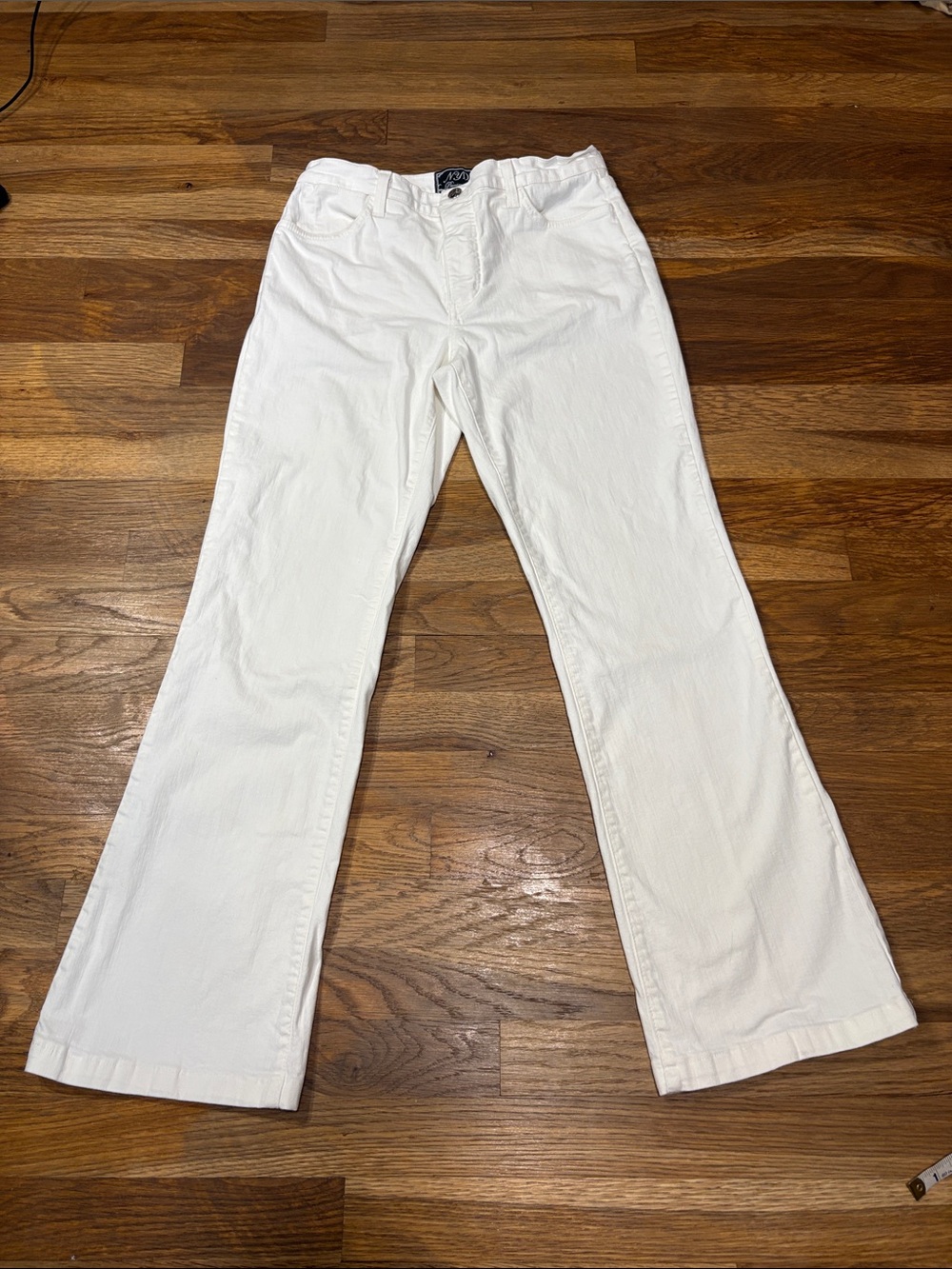 NYDJ white bootcut jeans